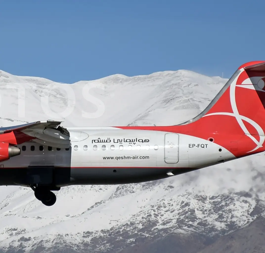 هواپیمای بابک زنجانی در قشم ایر