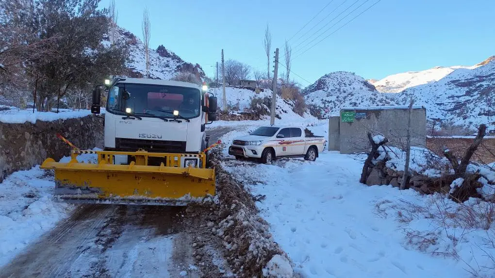 راهداری زمستانی در تفتان سیستان