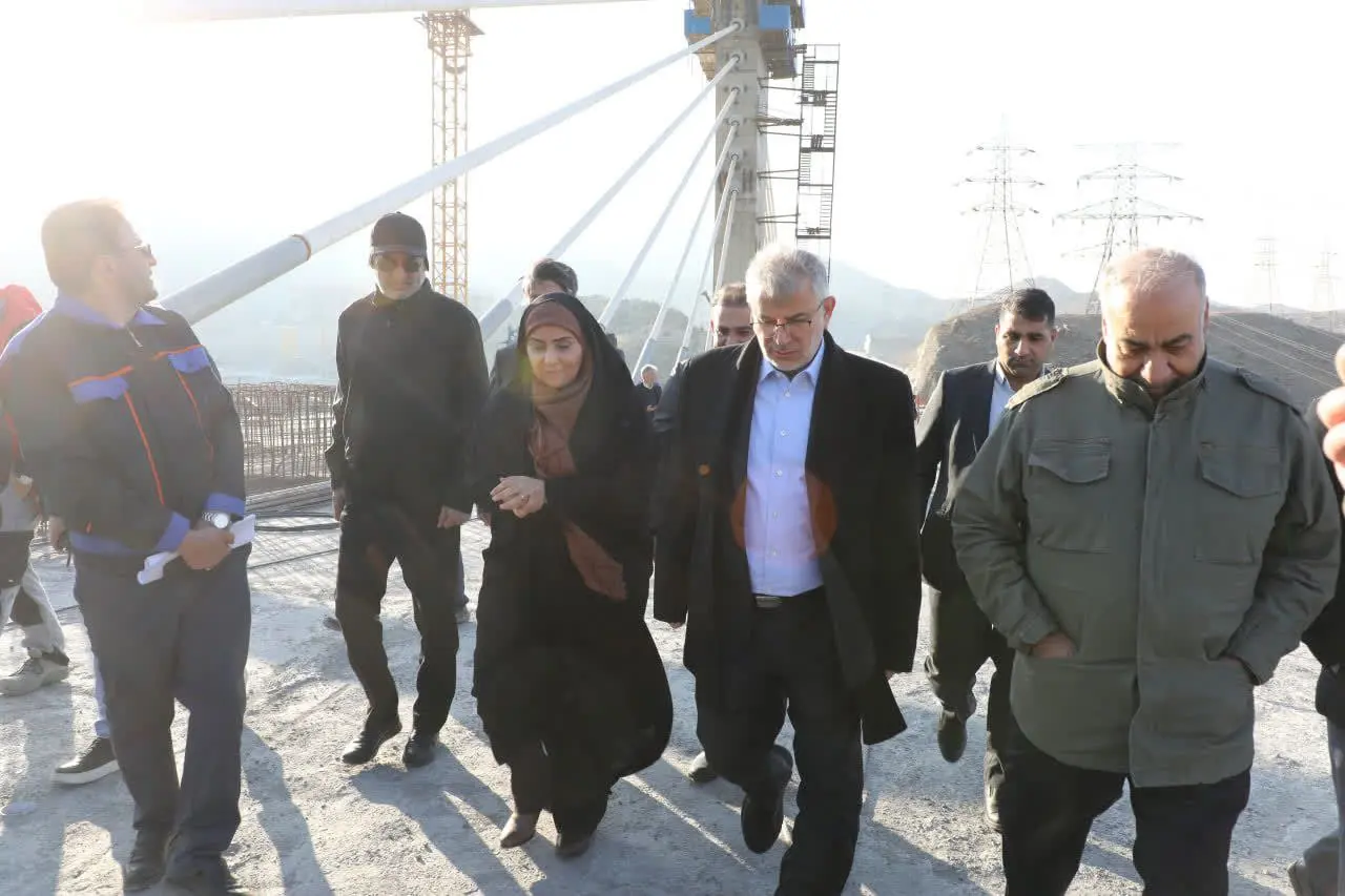 بازدید وزیر راه از کنارگذر شمالی 