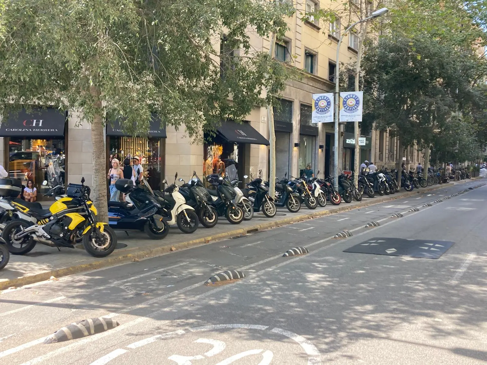 موتور سیکلت در بارسلونا