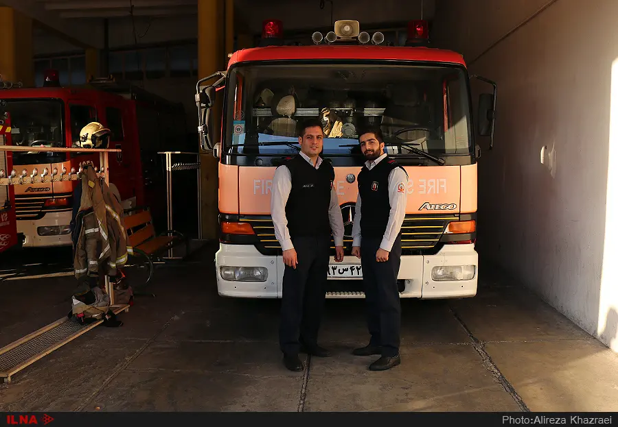 اتشنشانان ساختمان پلاسکو