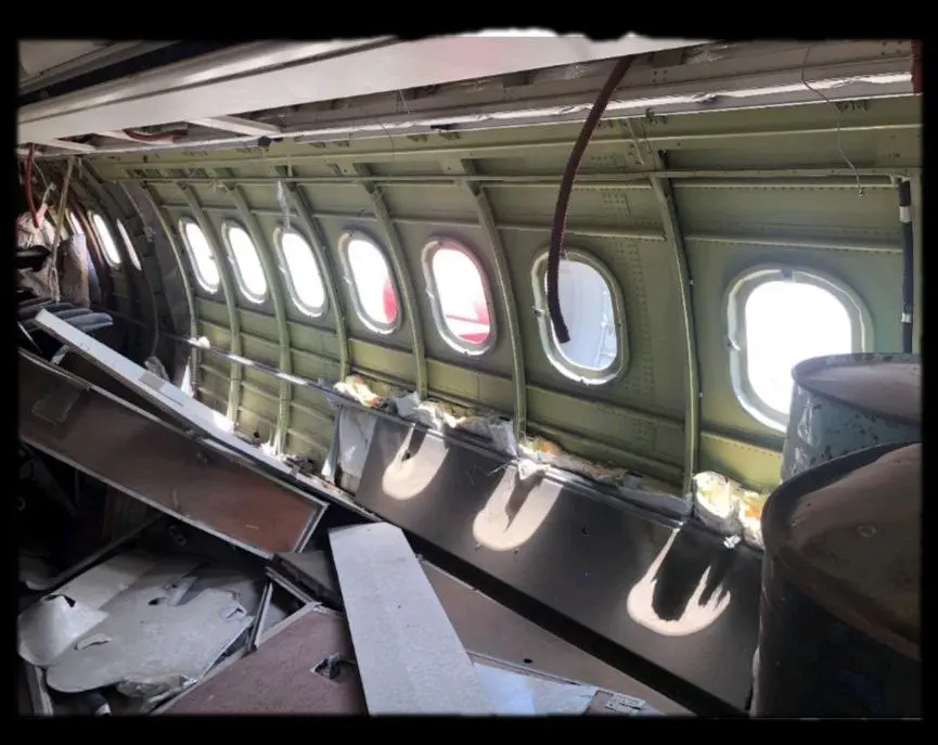 غارت هواپیمای بابک زنجانی در قشم ایر