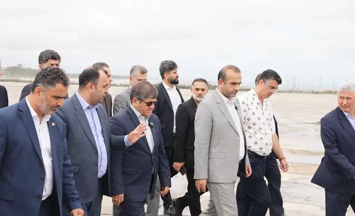 بازدید مدیرعامل راه‌آهن از بندر کاسپین