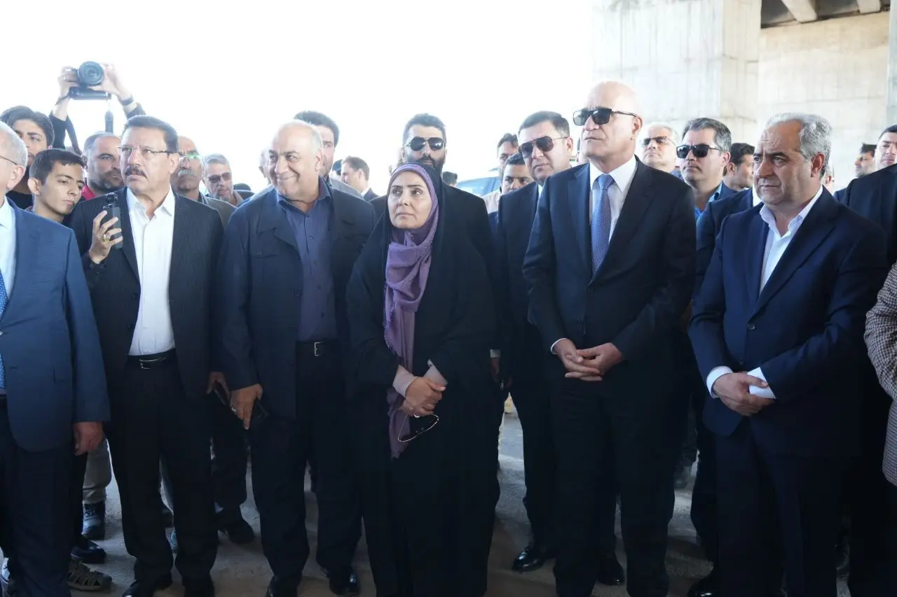 بازدید وزیر راه از پل مرزی کلاله – آغبند 