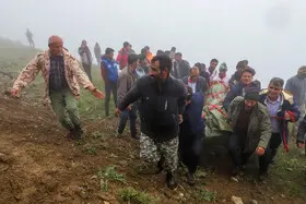 امدادرسانی به حادثه سقوط بالگرد رئیس جمهوری و انتقال پیکر شهدا​9