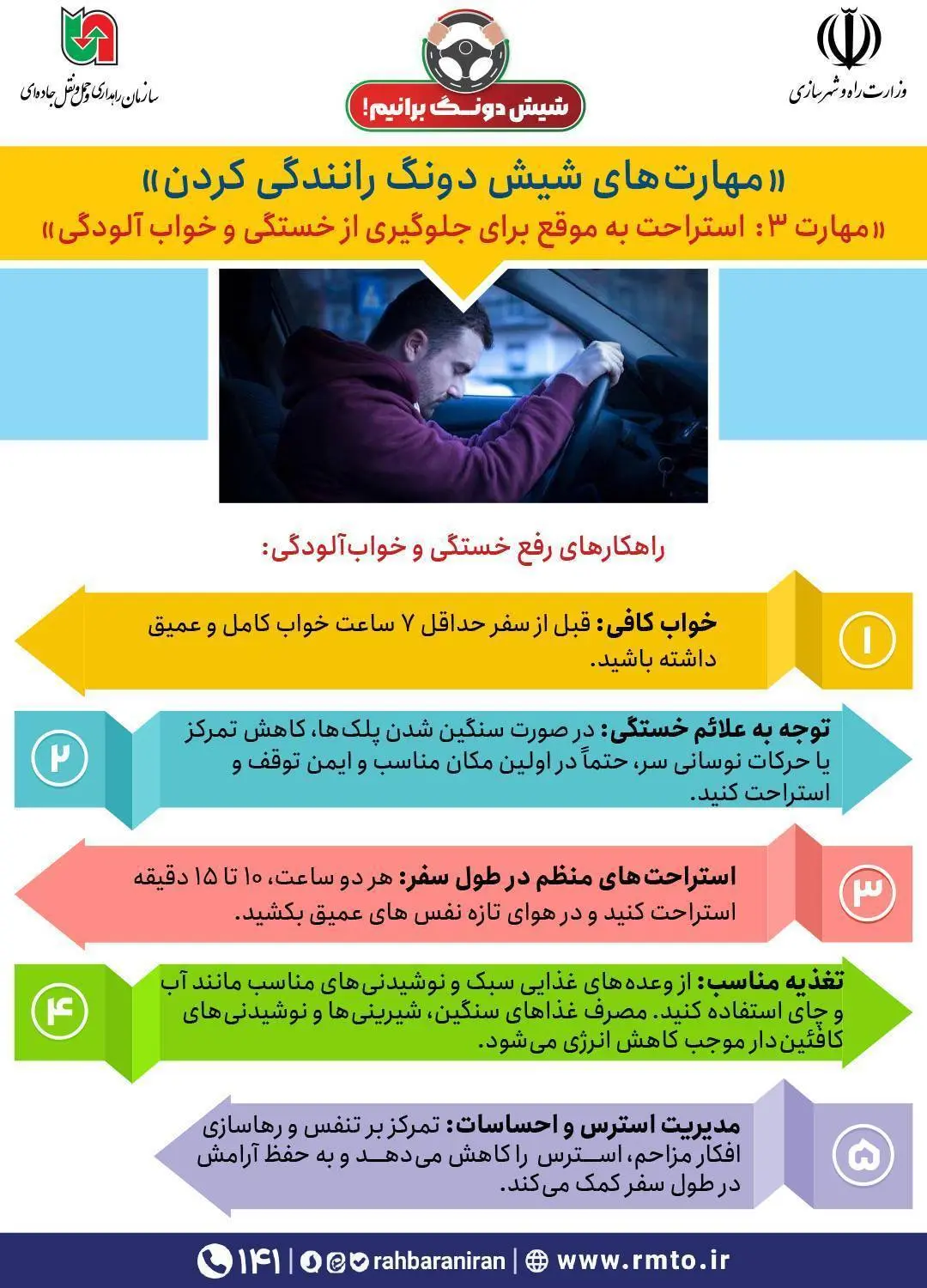 اینفو | مهارت های شیش دنگ رانندگی کردن