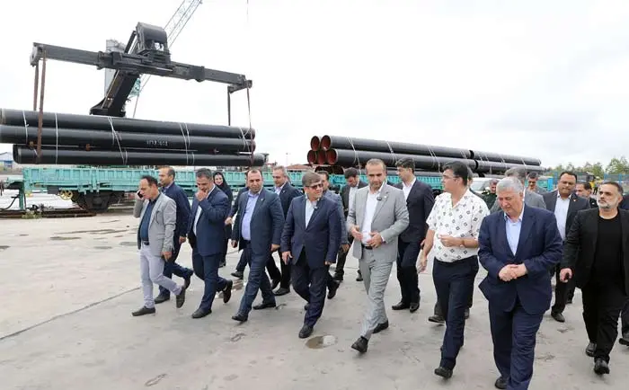بازدید مدیرعامل راه‌آهن از بندر کاسپین
