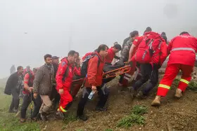 امدادرسانی به حادثه سقوط بالگرد رئیس جمهوری و انتقال پیکر شهدا​5