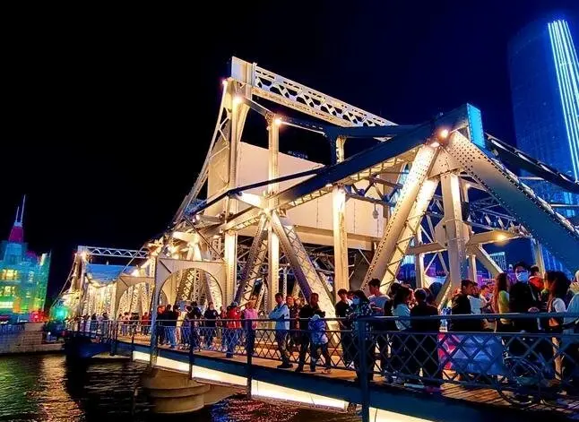 تیانجین چین؛ پل آزادی (Jiefang Bridge)