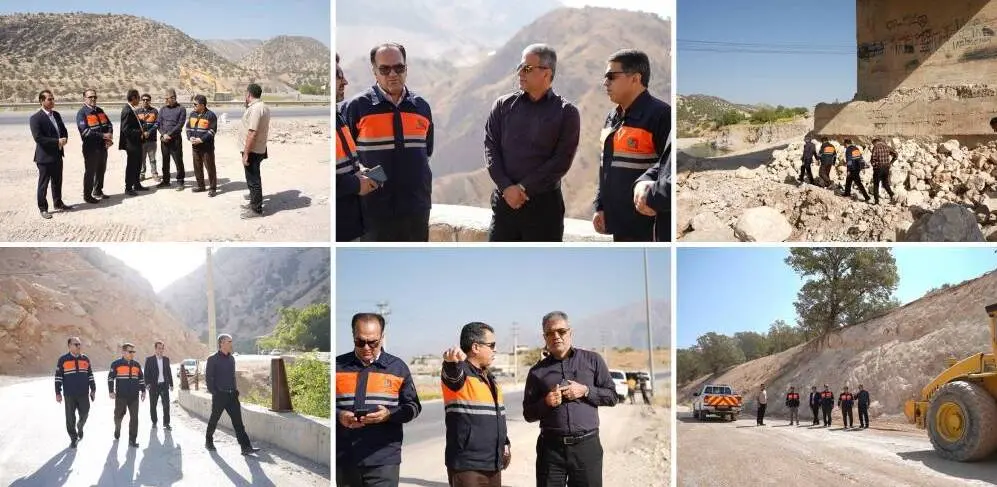 بازدید از جاده یاسوج سی سخت