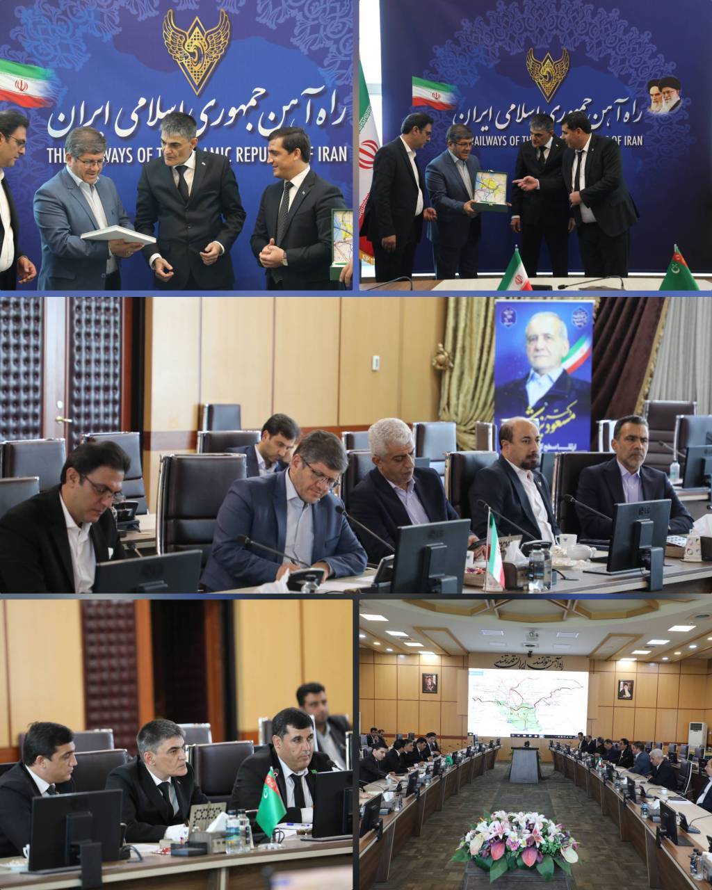 دیدار ذاکری با وزیر ترکمنستان