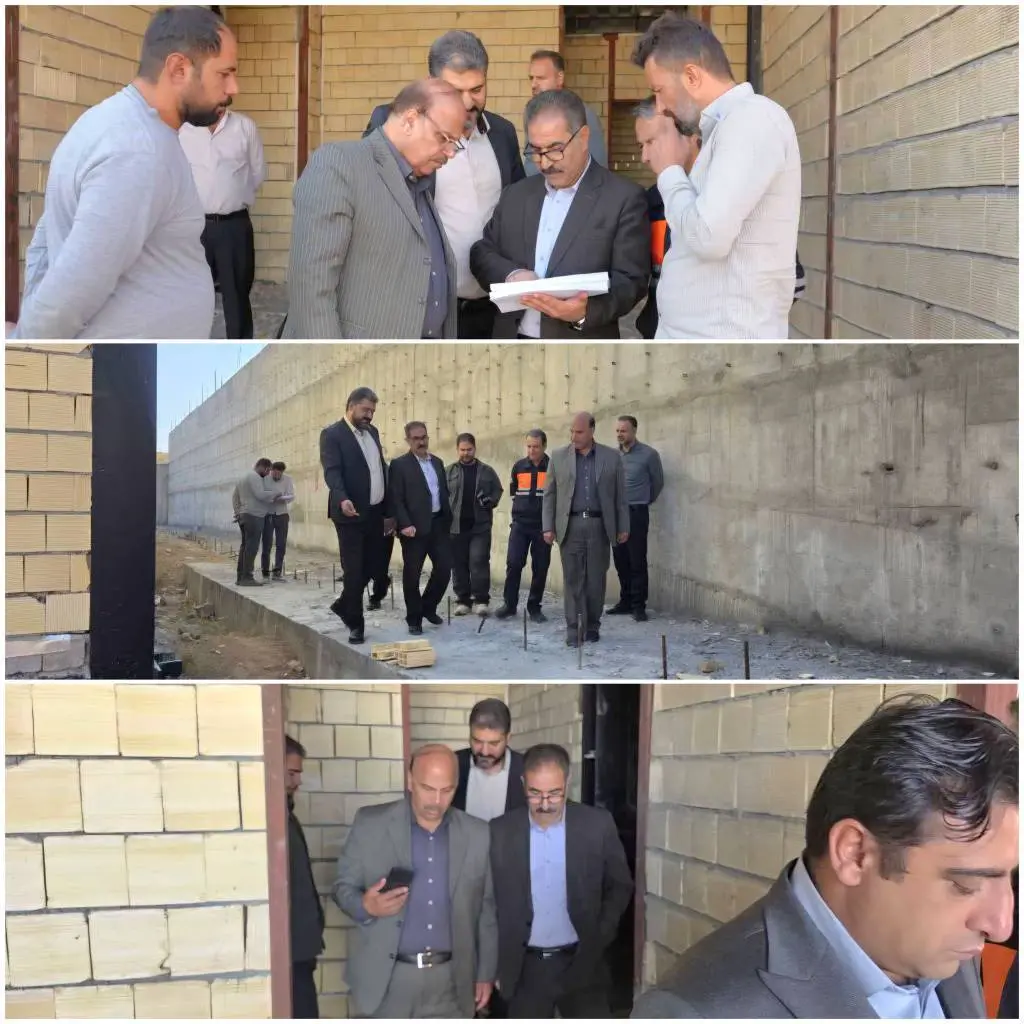 بازدید از ساختمان راهداری شهر سامان