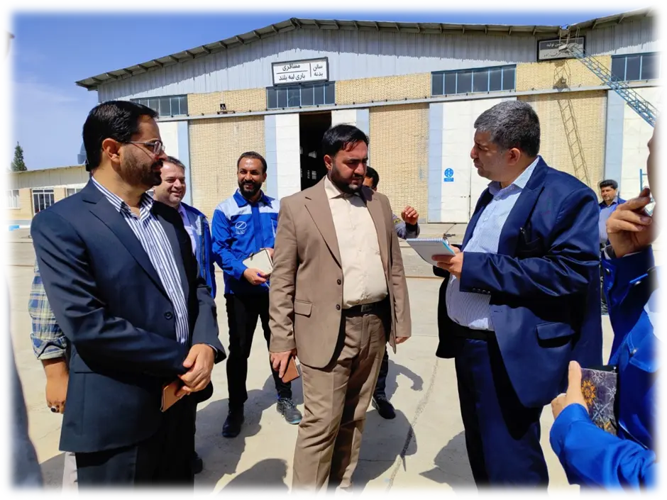 بازدید معاون دادستان کل کشور از کارخانه گروه صنعتی پلور سبز 
