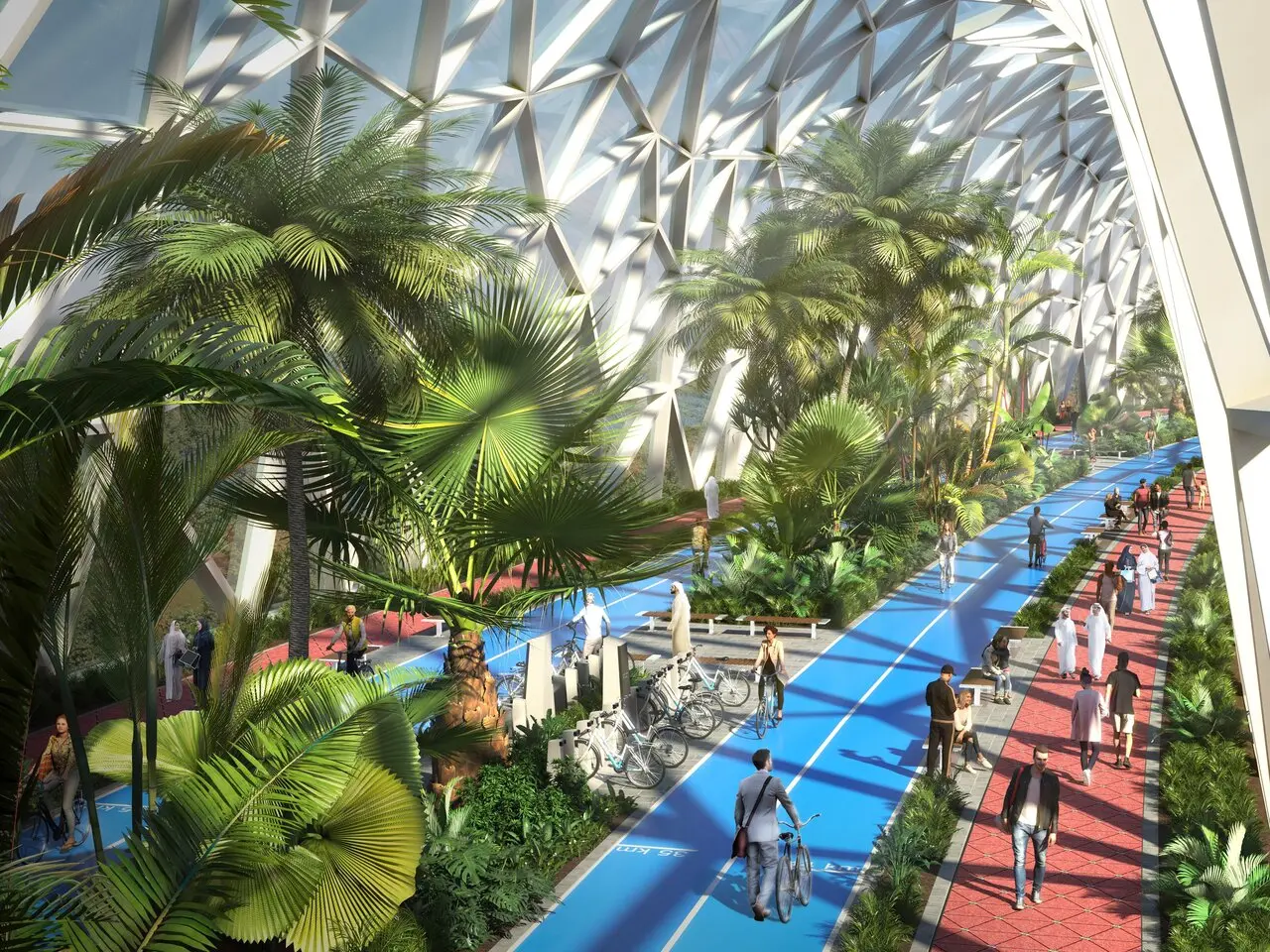 رونمایی دبی از طرح های آینده نگر برای سبزترین بزرگراه جهان2