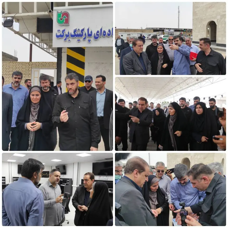 بازدید وزیر راه از پایانه برکت