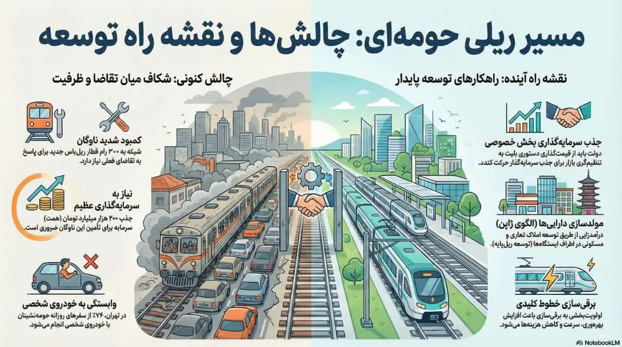 چالش های قطار حومه ای