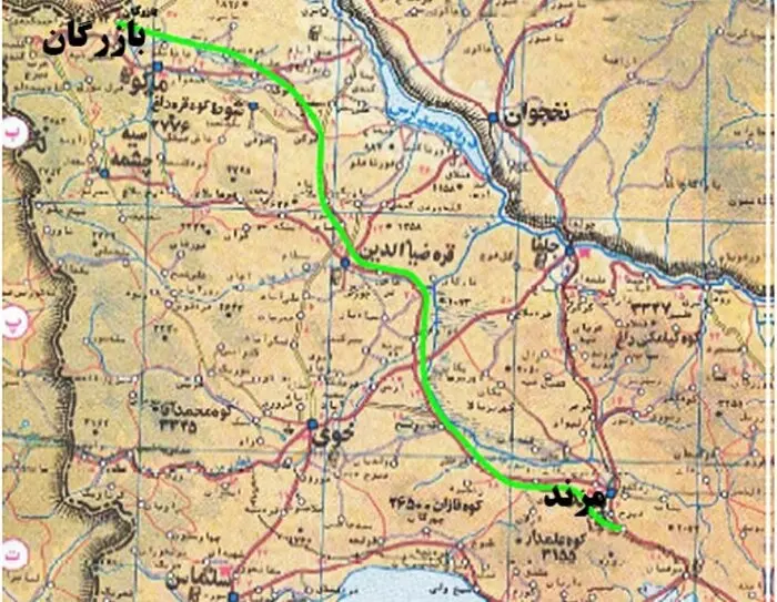 آزادراه تبریز بازرگان