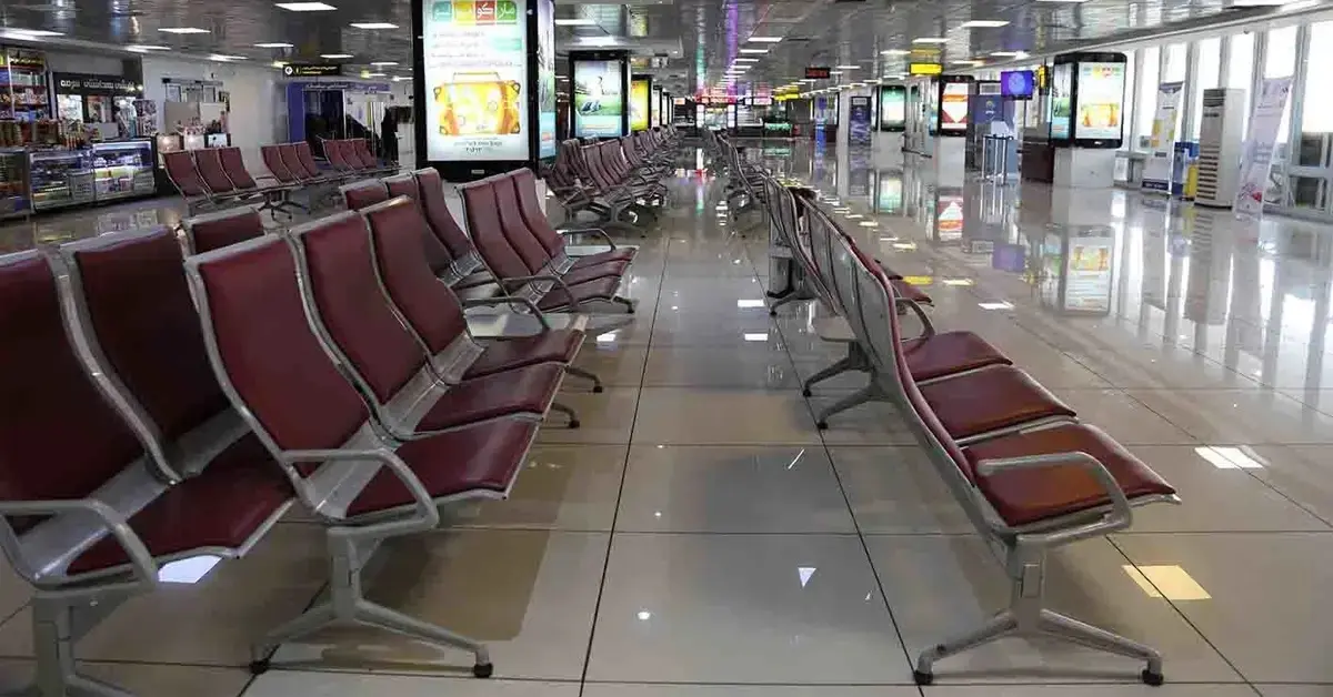 سالن انتظار فرودگاه مهرآباد