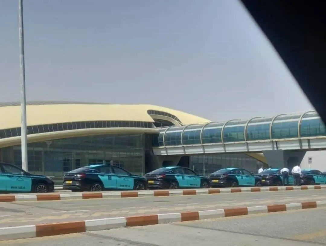 گزارش تصویری تاکسی های برقی در شهر فرودگاهی امام خمینی2