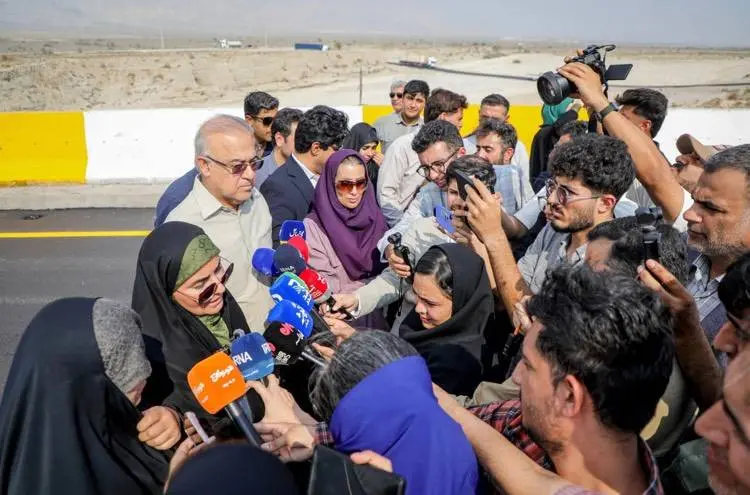 گزارش تصویری افتتاح پل شور