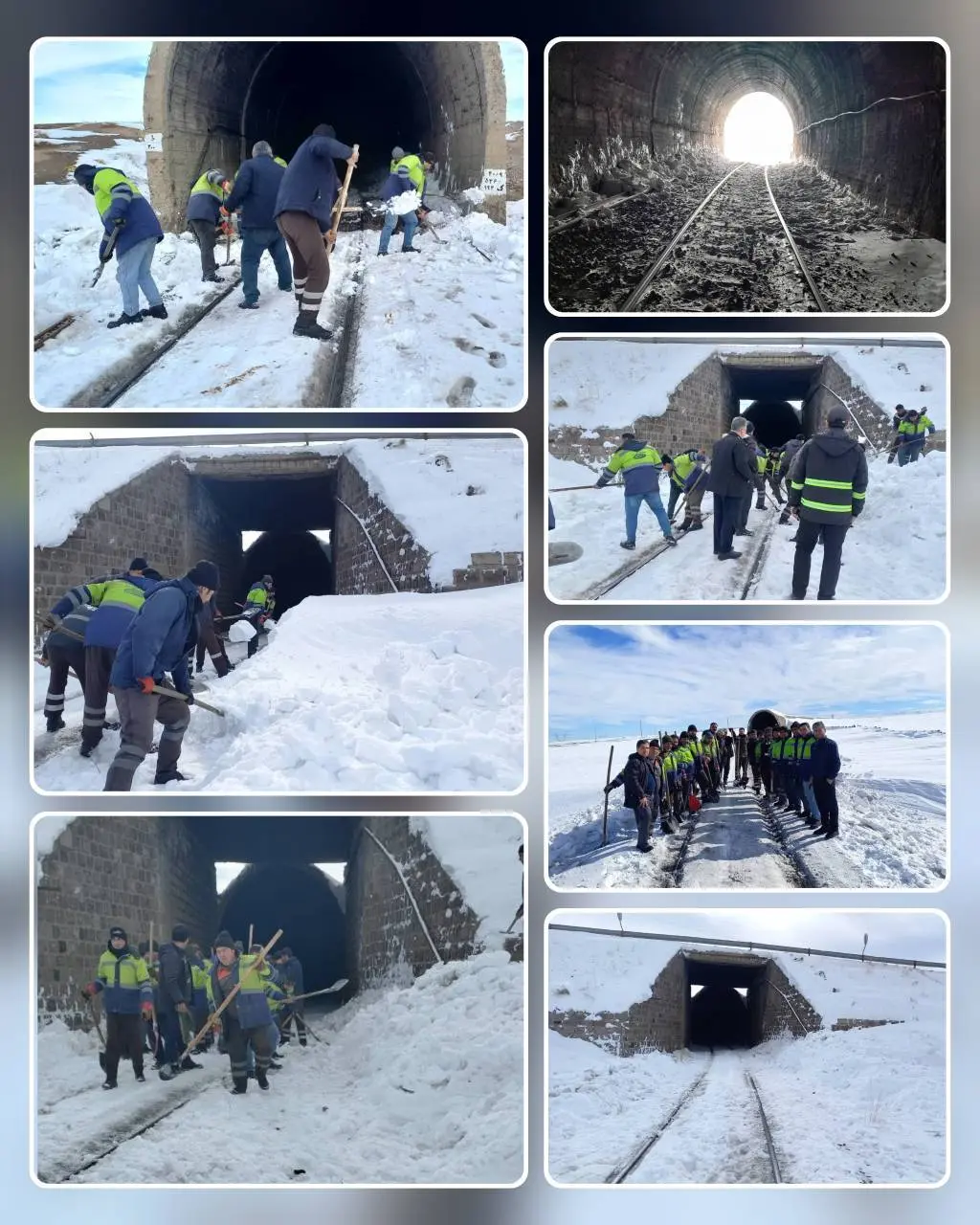 برف روبی راه آهن آذربایجان