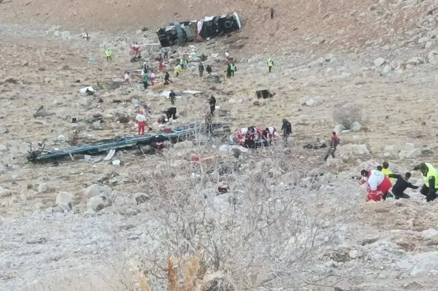 واژگونی اتوبوس تهران سنندج