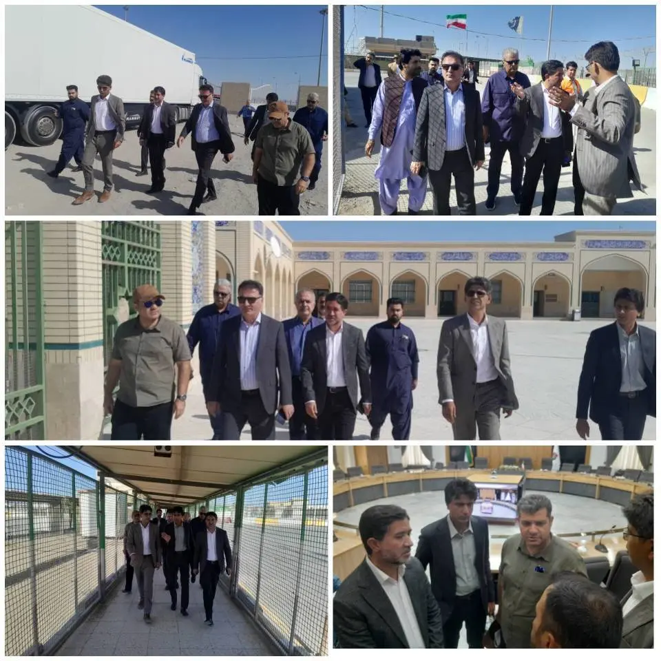 بازدید از پایانه مرزی میرجاوه