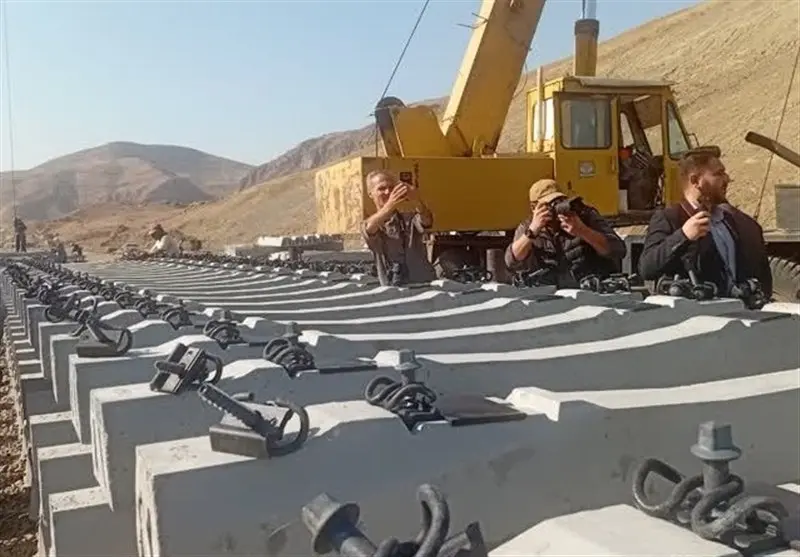 بازدید بازوند از مراحل ساخت راه آهن اردبیل میانه