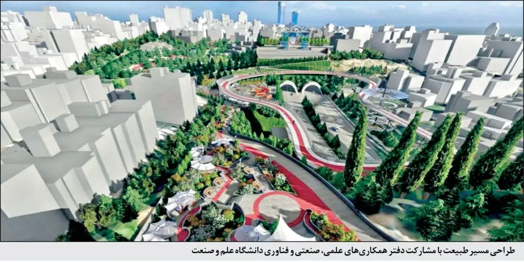 مسیر طبیعت تهران