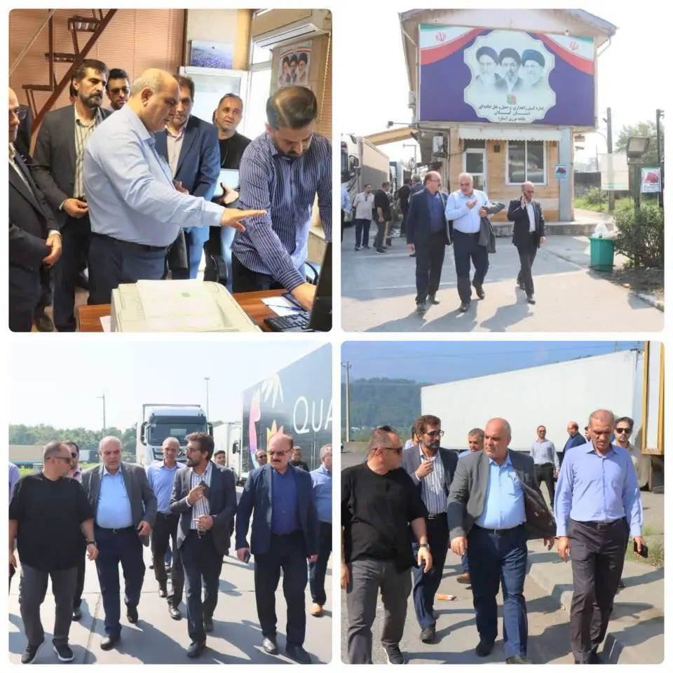 بازدید عارف رومینا از مرز آستارا