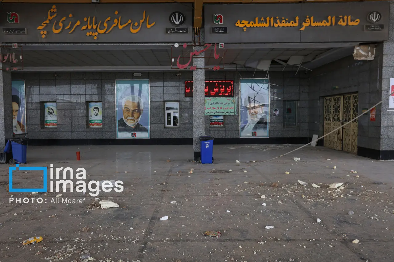 حمله به پایانه مرزی شلمچه (2)