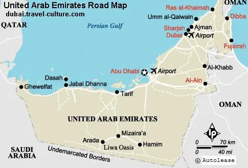 جاده های امارات
