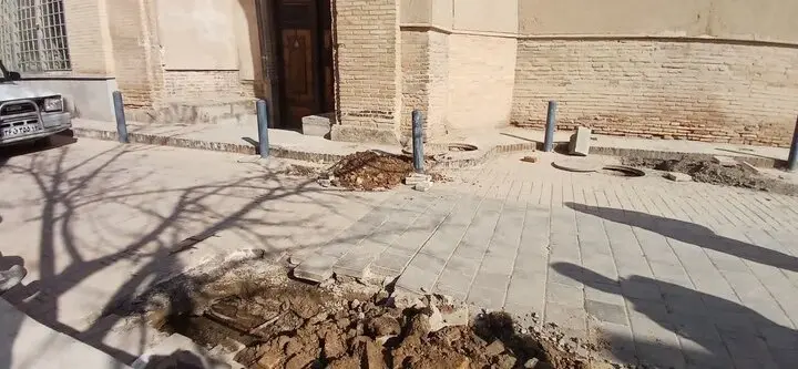 نم زدگی مسجد جامع اصفهان