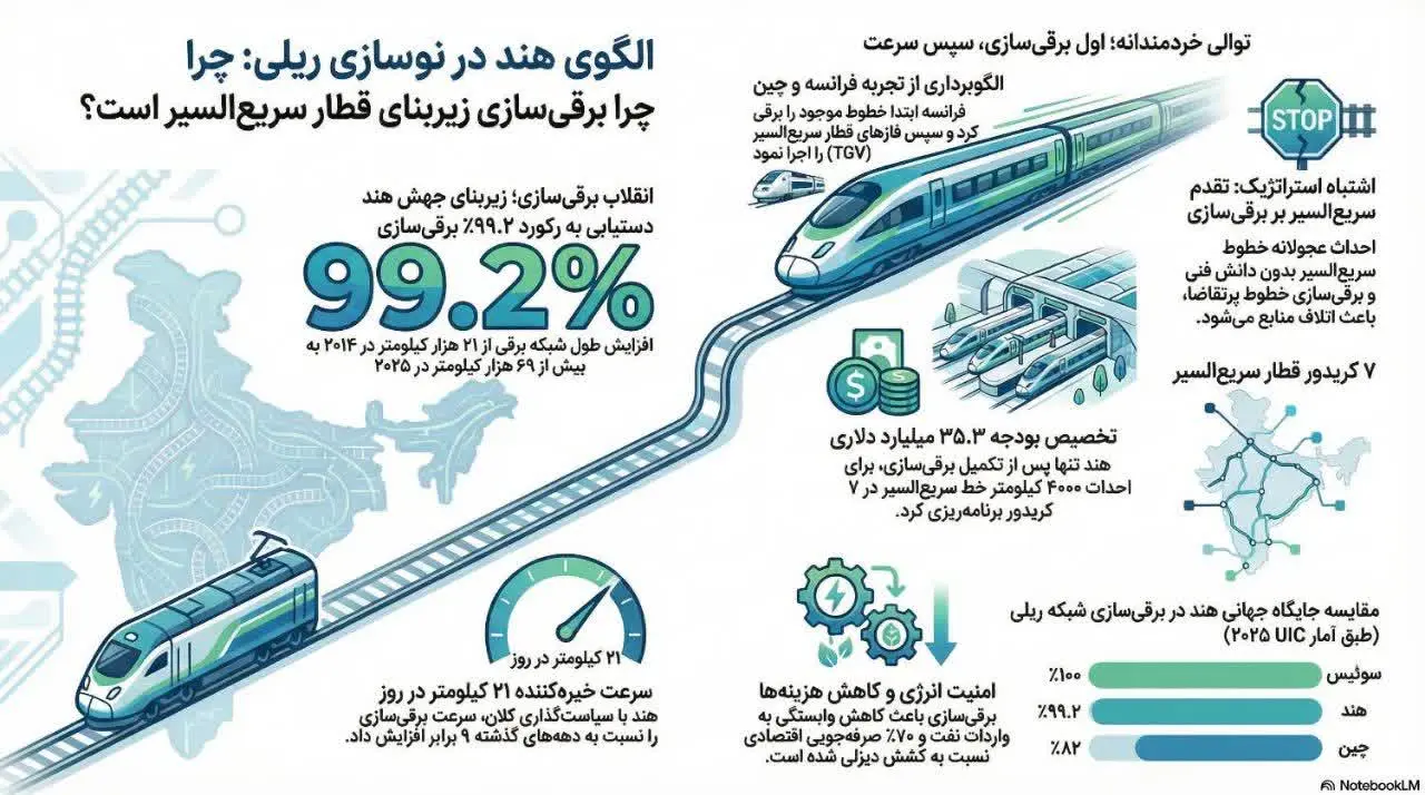 روش هند در نوسازی ناوگان ریلی 