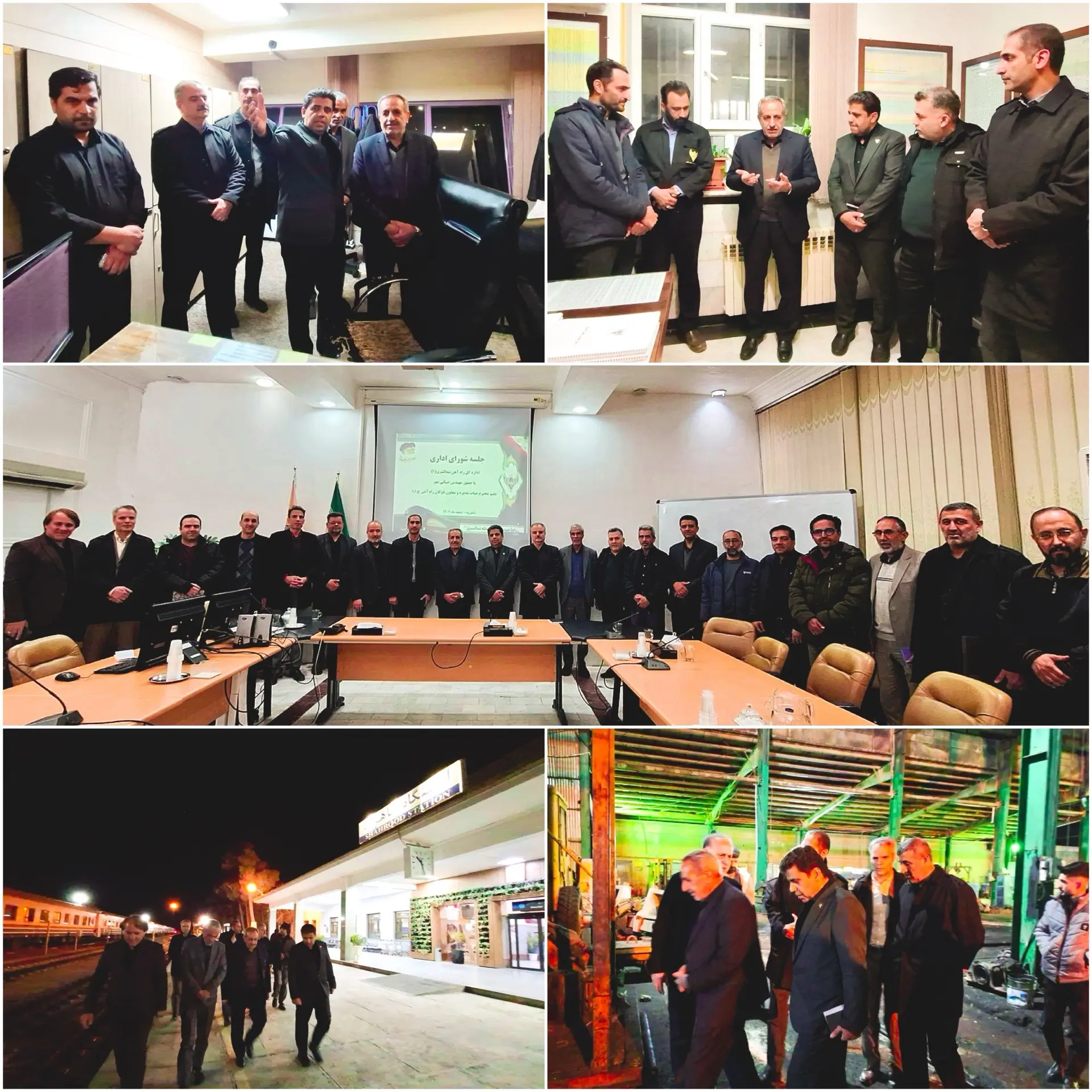 بازدید ضیایی از راه آهن شاهرود