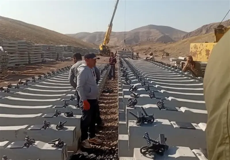 بازدید بازوند از مراحل ساخت راه آهن اردبیل میانه