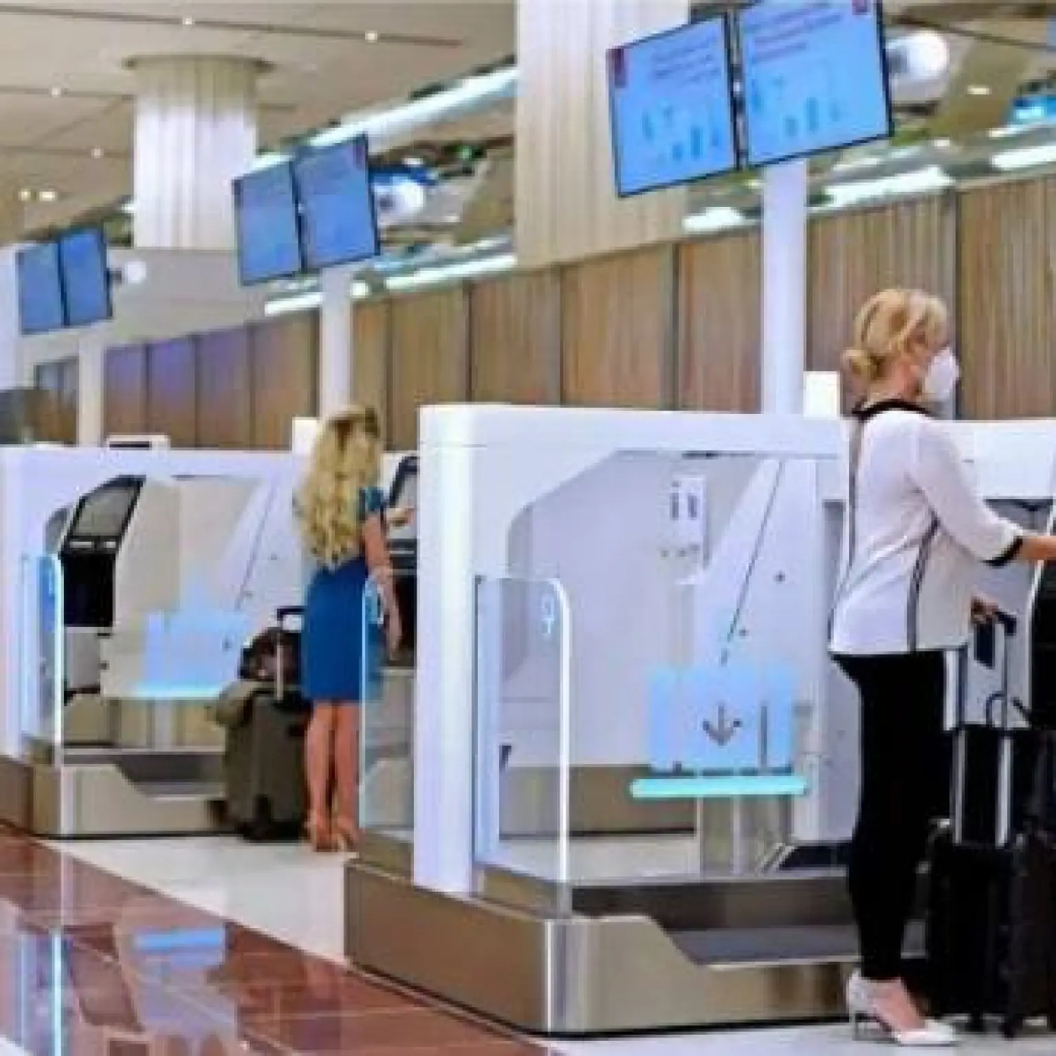 تونل هوشمند بیومتریک فرودگاه دبی