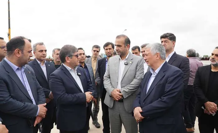بازدید مدیرعامل راه‌آهن از بندر کاسپین