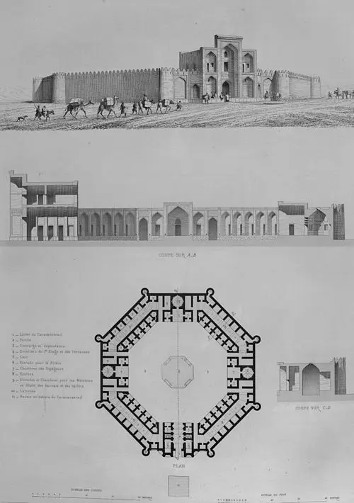 کاروانسرای هشت ضلعی امین آباد شهرضا