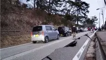 بلایی که زلزله ژاپن بر سر معابر شهری و جاده ای آورد!