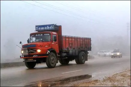 مفقود شدن راننده در پی حمله سارقان به یک کامیون + عکس