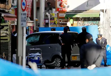 Vehicle plows into New Year's crowd in Tokyo, injures eight people