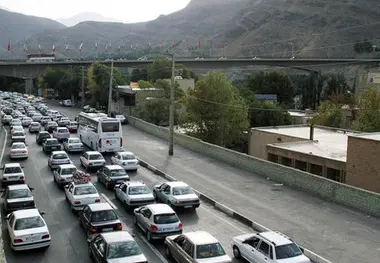 ترافیک سنگین در هراز