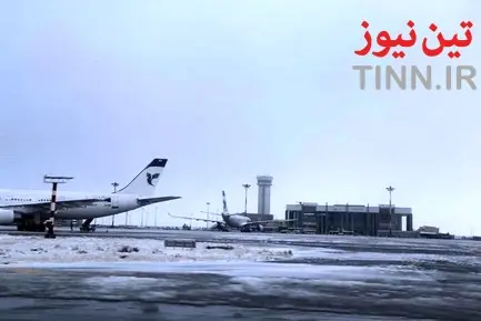 یک روز برفی در شهر فرودگاهی امام خمینی (ره)