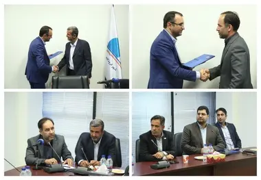 تودیع و معارفه در شرکت شهر فرودگاهی امام