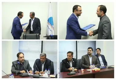 تودیع و معارفه در شرکت شهر فرودگاهی امام