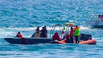 گزارش تصویری | مانور امداد و نجات دریایی در کیش
