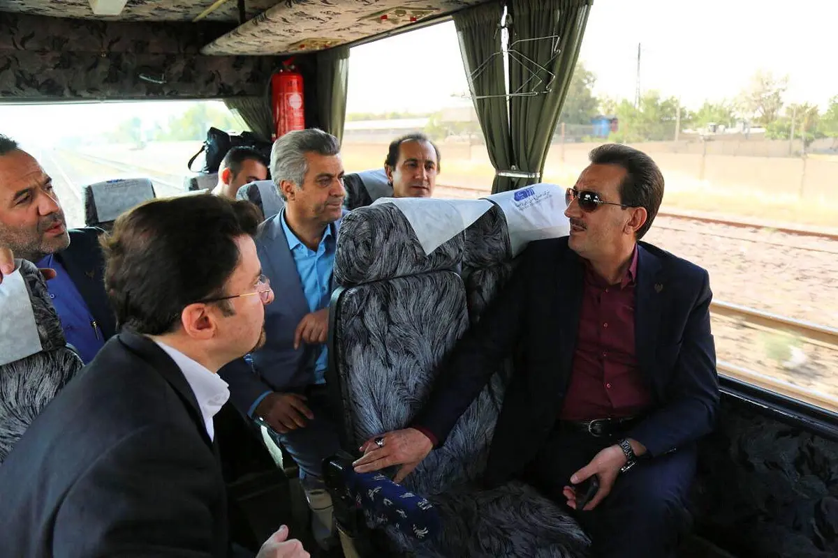 بازدید مدیر عامل راه آهن از محور ریلی تهران کرج