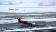 بارش برف و کاهش دید پرواز شیراز  – تبریز را لغو کرد