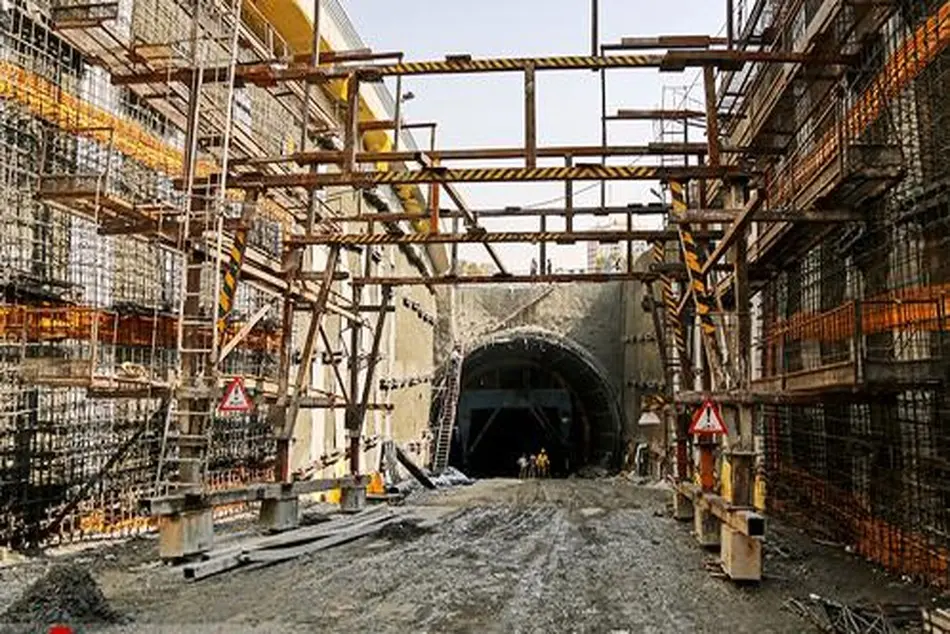 پایان عملیات سازه‌ای هفتمین تونل ترافیکی تهران